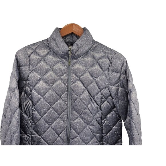 32 Degrees Heat Quilted Jacket S Gray 100% Polyester/Nylon Lightweight & Warm - Picture 2 of 6